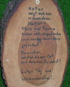 Nett vorgetragene Verhaltensregeln Nett vorgetragene Verhaltensregeln